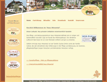 Tablet Screenshot of haus-wiesental.de